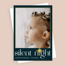 Foto da Estrela de Natal Clássica do Teal Silent N
