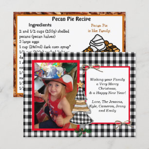 Foto da família + Cartão de recebimento Cartão de 