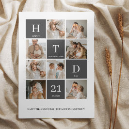 Foto da família Collage | Feliz Dia de Ação de Gra