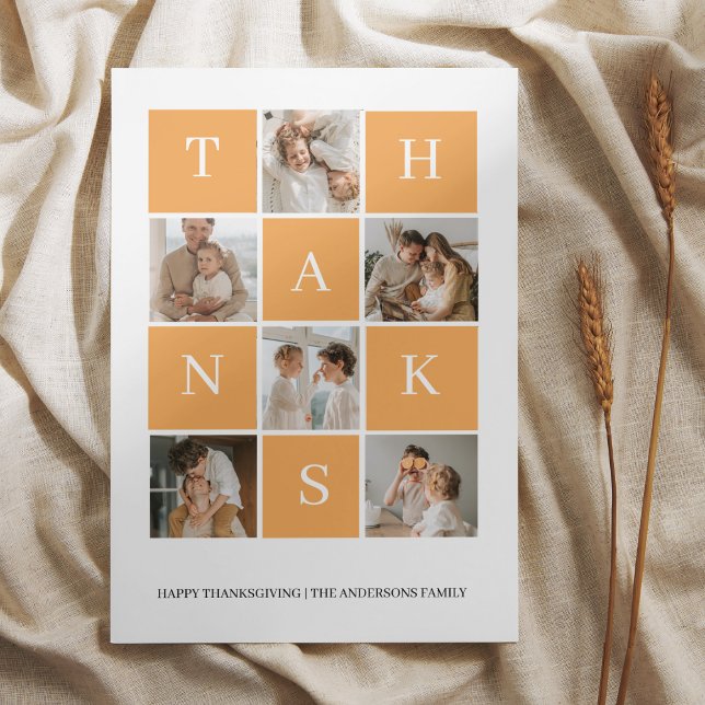 Foto da família Collage | Feliz Dia de Ação de Gra (Criador carregado)