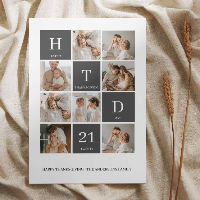 Foto da família Collage | Feliz Dia de Ação de Gra (Criador carregado)