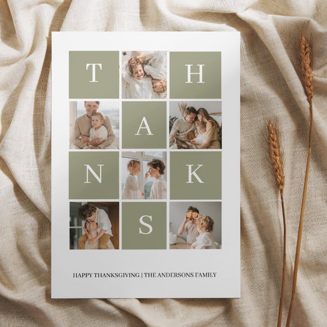 Foto da família Collage | Feliz Dia de Ação de Gra (Criador carregado)