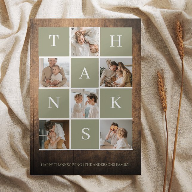 Foto da família Collage | Feliz Dia de Ação de Gra (Criador carregado)