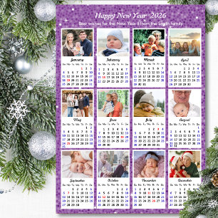 Foto da Família de Calendários 2026 Foto Moderna R