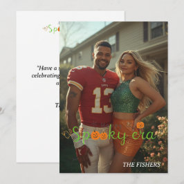 Foto da família de cartas de spooky era no hallowe