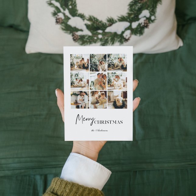 Foto da família de colagem simples | Feliz Natal (Criador carregado)