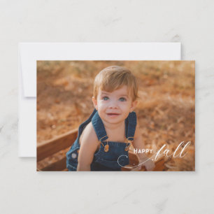 Foto da família Elegante "Happy Fall" Personalizad