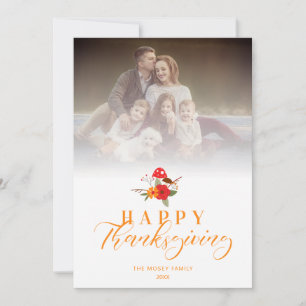 Foto da Família Transparência Feliz de Ação de Gra