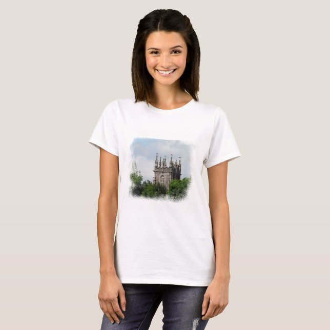 Foto da Igreja Inglesa Camiseta Mulher (Frente Completa)