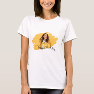 Foto da marca personalizada Parabéns, T-Shirt