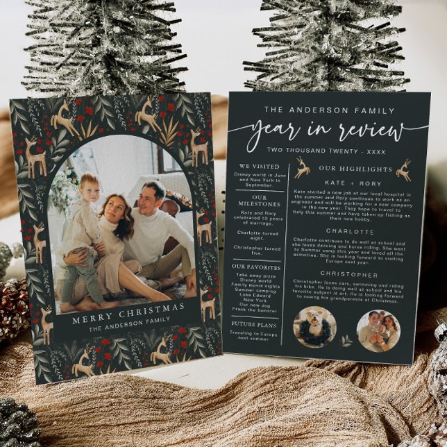 Foto da Newsletter da família de cartões do ano nó (Criador carregado)