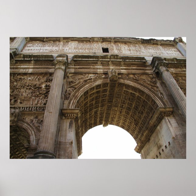 FOTO da Roma Antiga: POSTER do Fórum Romano (Frente)