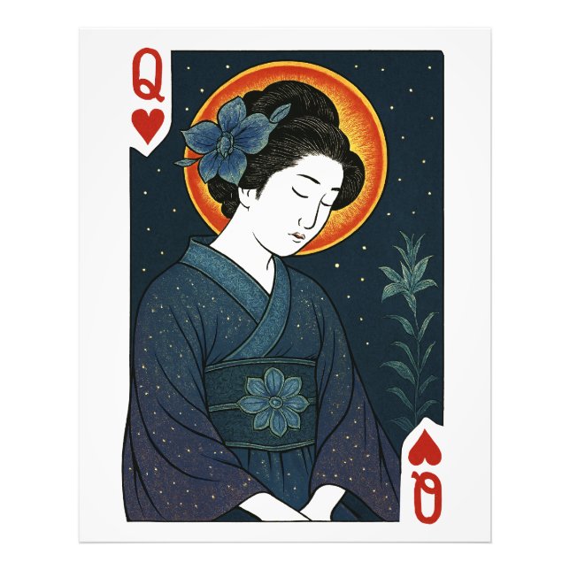 Foto Dame der Herzen – Japan Geisha  (Frente)