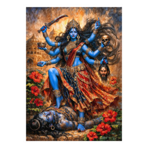 Foto Dança de Kali sobre Shiva