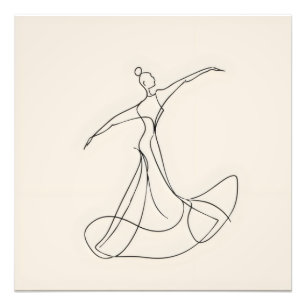Foto Dancer Line Art