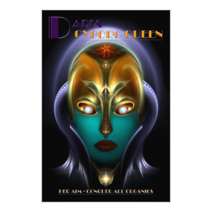 Foto Daria Cyborg Queen Photo Impressão