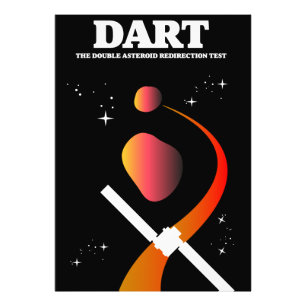 Foto DART space missão de arte espacial.
