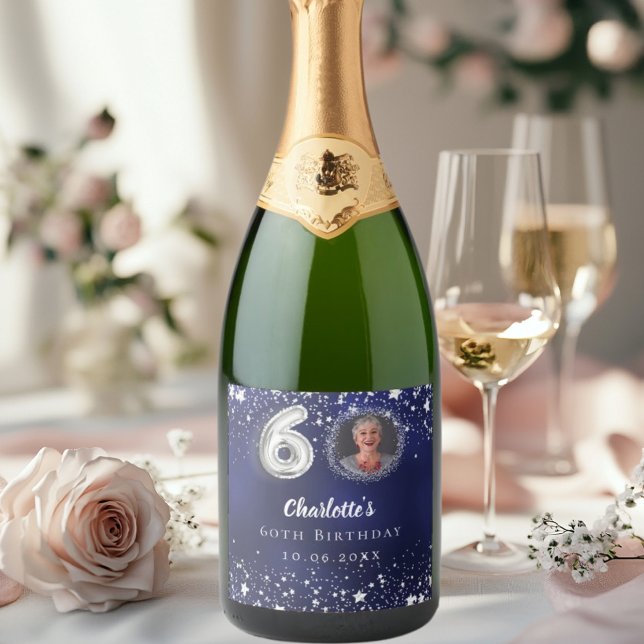 Foto das estrelas de prata azul do marinho de 60 a (Criador carregado)