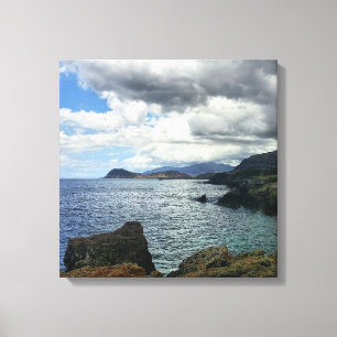 Foto das nuvens ao impressão das canvas com