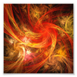 Foto de Abstrato do Firestorm Nova Impressão