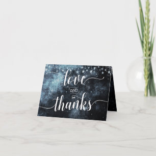 Foto de agradecimento de casamento em aquarela Sta