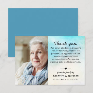 Foto de Agradecimento Funeral Simpatia Luto Perda