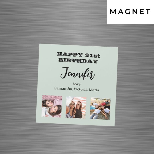 Foto de aniversário melhores amigos sábios magneto (Criador carregado)