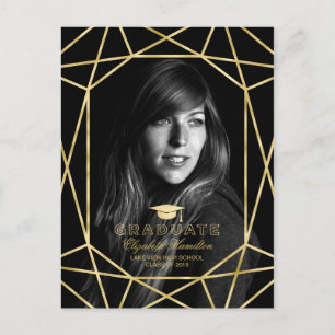 Foto de Anúncio de Formatura em Ouro com Laminação