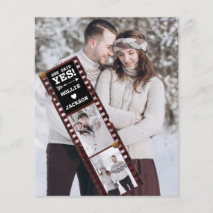 Foto De Anúncio Do Noivado De Orçamento Ela Disse