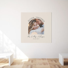 Foto de arco de creme presente de casamento decora