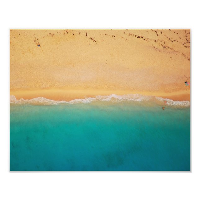 Foto de Areia e Linha Costeira do Mar (Frente)