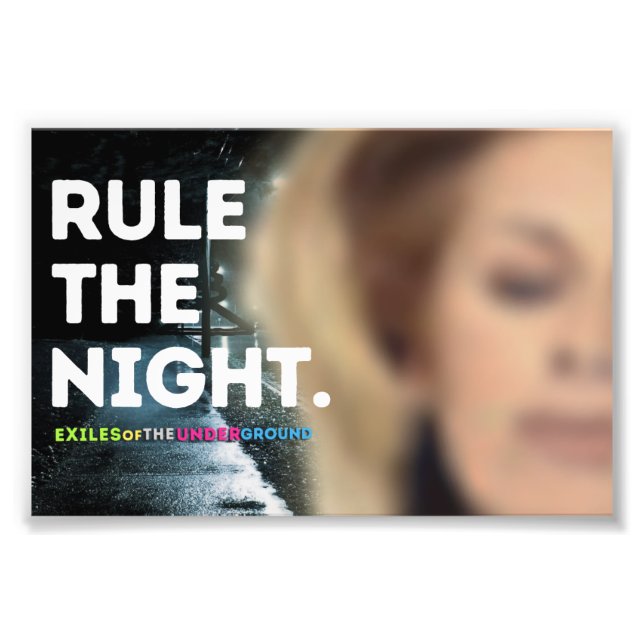 Foto de arte "Rule The Night" 6x4 (Frente)