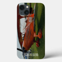 Foto de avião vermelho monograma Na moda, aviação