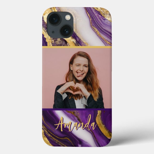 Foto de brilho Dourado e roxo da Elegance (Verso)
