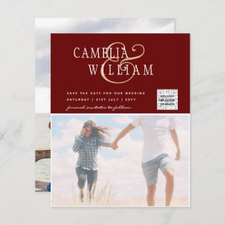 Foto de BUDGET Casamento Convite Salvar Data QR Có