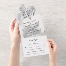 Foto de Caligrafia Elegante Casamento Moderno