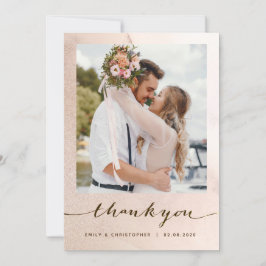 Foto de cartões de agradecimentos de casamento, Ca