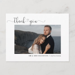Foto de Cartões de agradecimentos de Casamento Ele