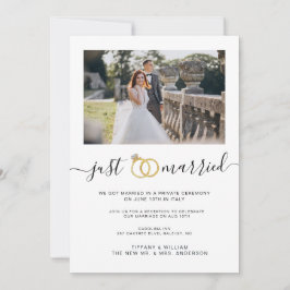 Foto de Casais de anúncio de Recem casados simples