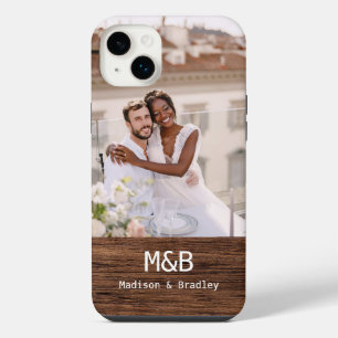 Foto de Casal Monograma Madeira Nome Personalizado