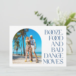 Foto de casamento de praia Salve o anúncio de data