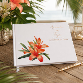 Foto De Casamento Floral Do Elegante Orange Oleand
