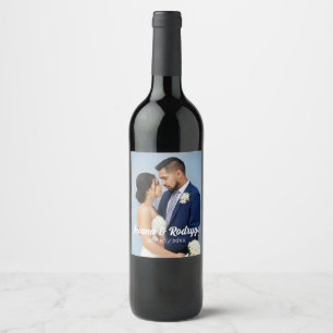 Foto de casamento Nome do Casal da Etiqueta de Vin