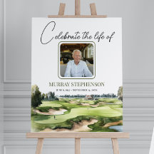 Foto De Celebração Da Vida Do Curso De Golfe