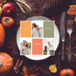 Foto de Colagem da Família Moderna | Ação de Graça