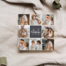 Foto de Colagem da Família Moderna e Presente Pers