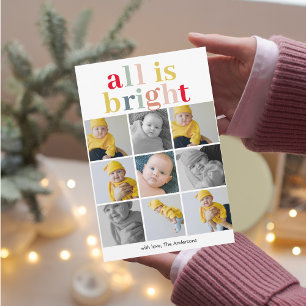 Foto de Colagem Feliz Feriado Colorido Tudo Está B