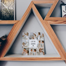 Foto de Colagem Moderna Ama Sua Avó Melhor Present