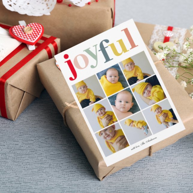 Foto de Colagem Moderna|Feliz Feriado Colorido (Criador carregado)