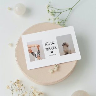 Foto de Colagem Moderna Melhor Cão Mãe Nunca